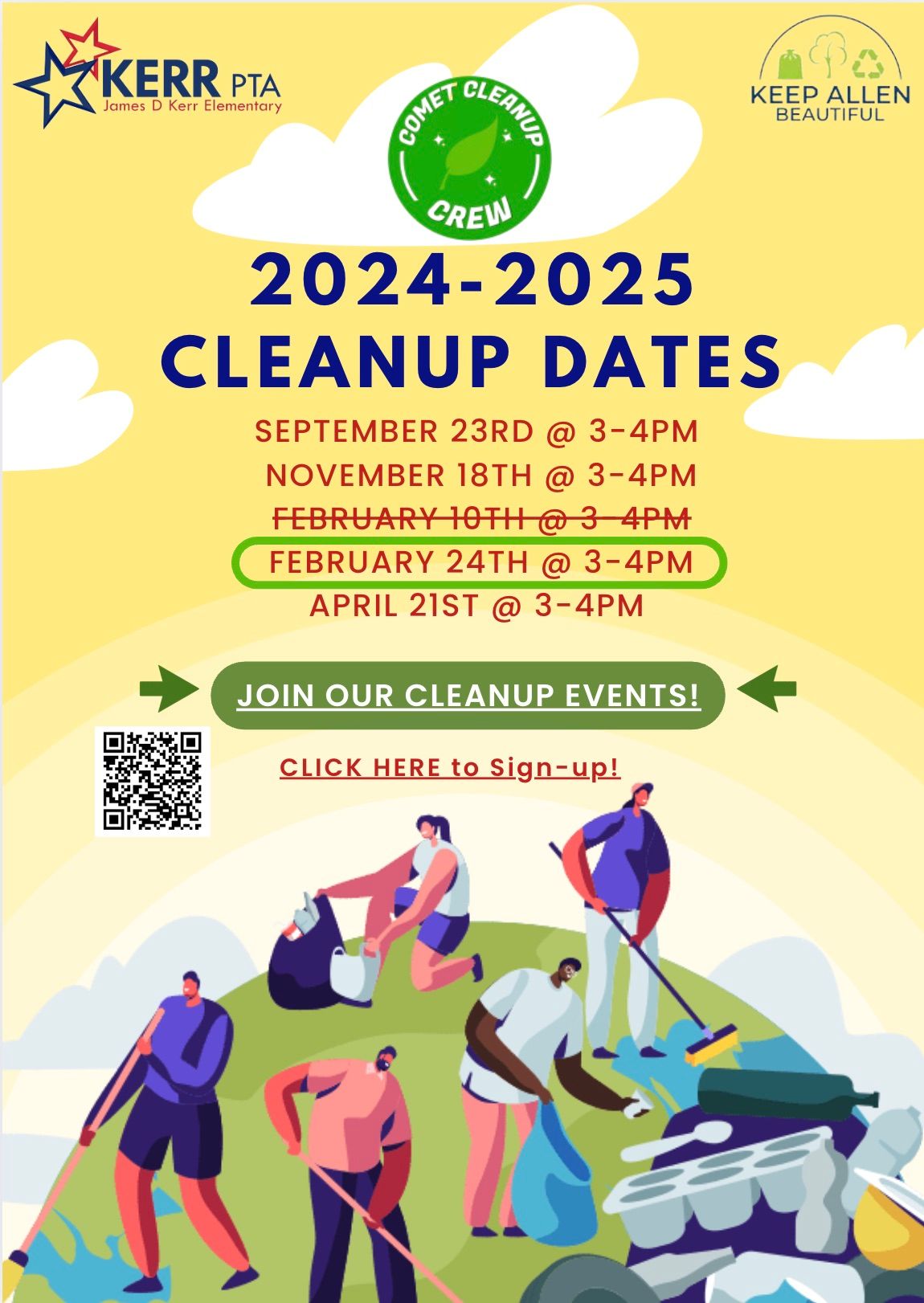 Kerr Comet Cleanup Event #3