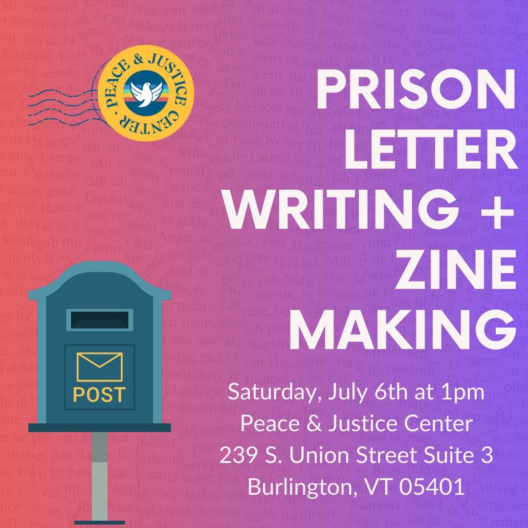 Prison Letter Writing + Zine Making