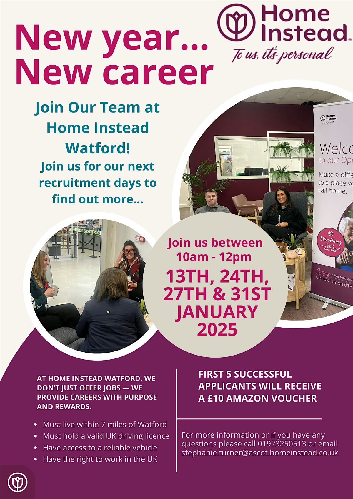 Home Instead Watford Recruitment Open Day