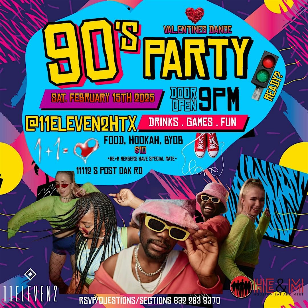 90s RnB & Hip-Hop Valentines Dance Party