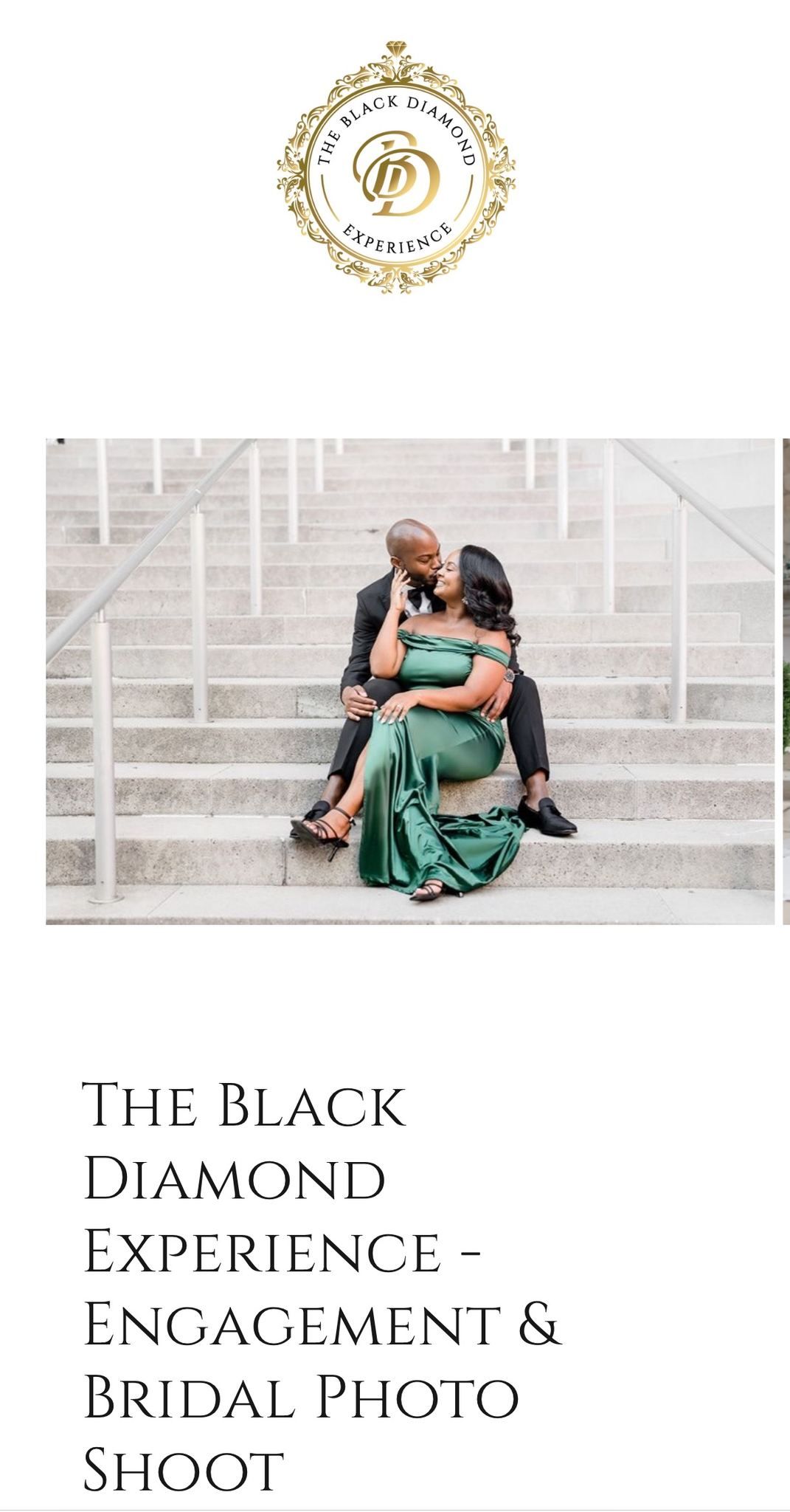 The Black Diamond Experience Engagement & Bridal Photo Shoot