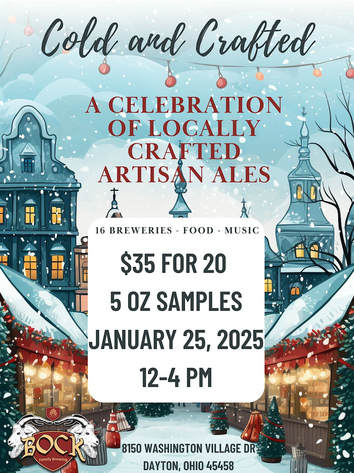 Copy of Cold and Crafted - A Celebration of Miami Valley Winter Beers