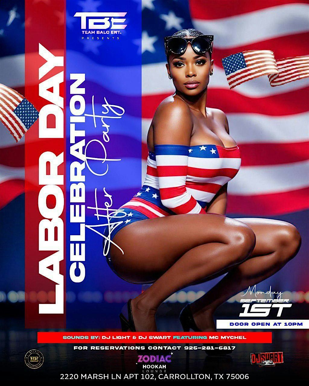 LABOR DAY AT ZODIAC HOOKAH LOUNGE