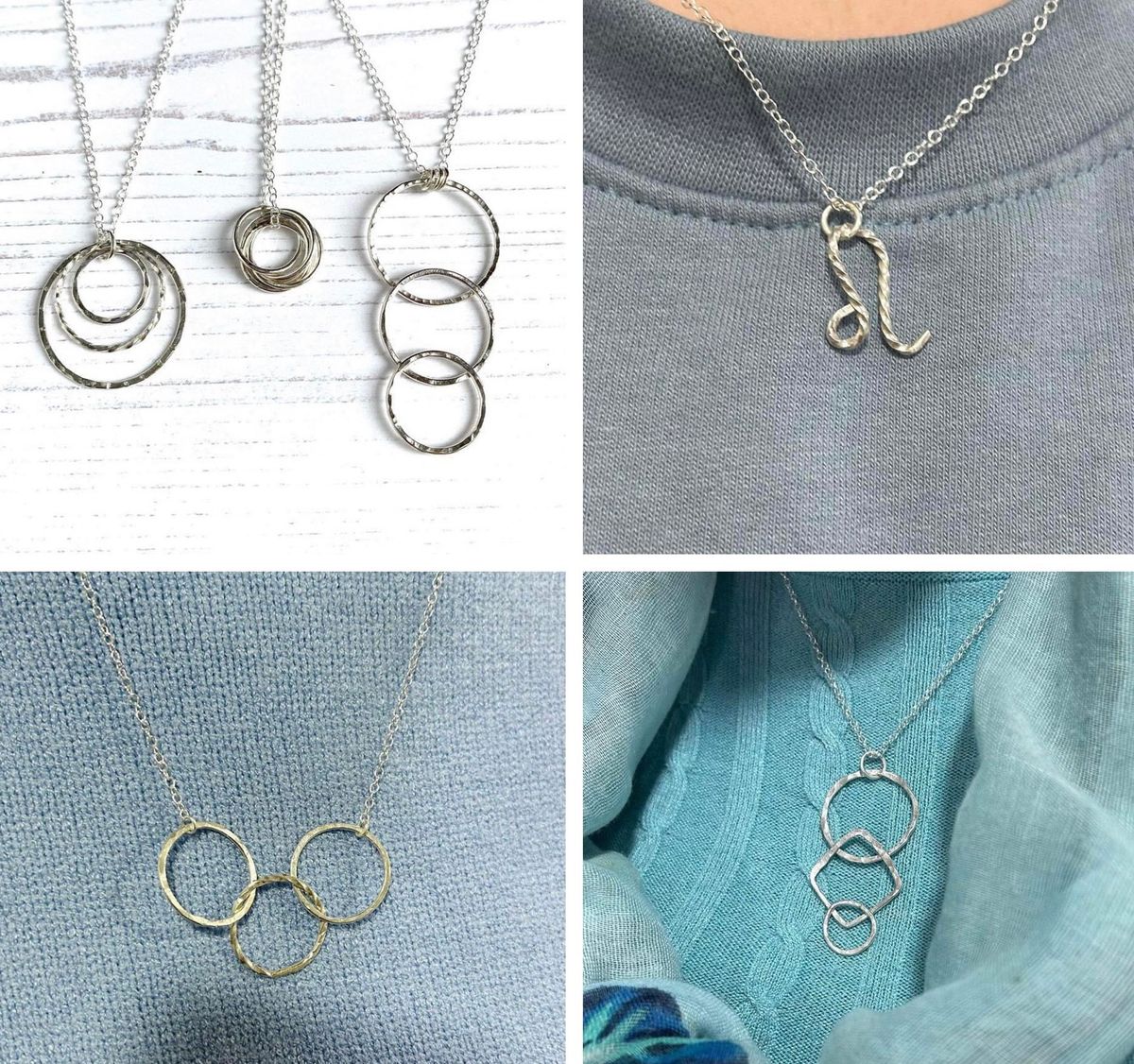 Silver Jewellery Making - Circles Necklace