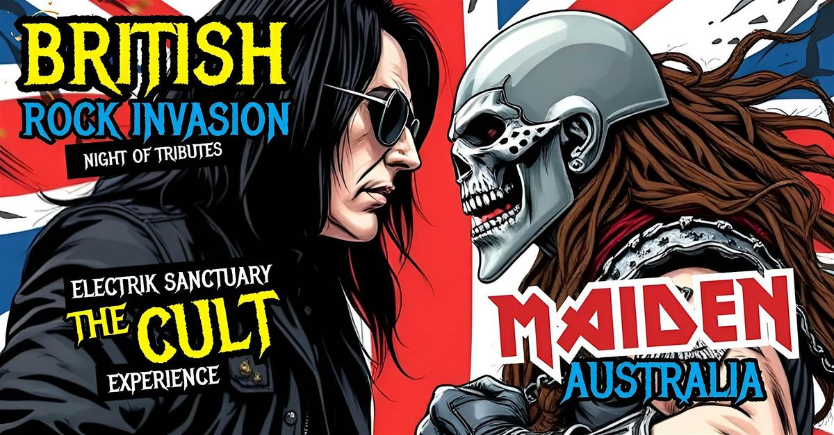 British Rock Tribute Iron Maiden \/ The Cult live at Cherry Bar, SAT OCT 18