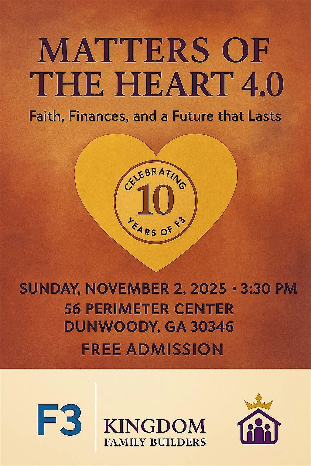 Matters of the Heart 4 \u2014Faith, Finance and a future that lasts