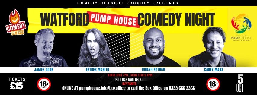 October Watford Comedy Night