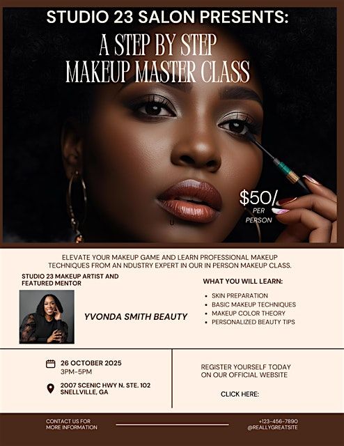 A Step by Step Makeup Master Class