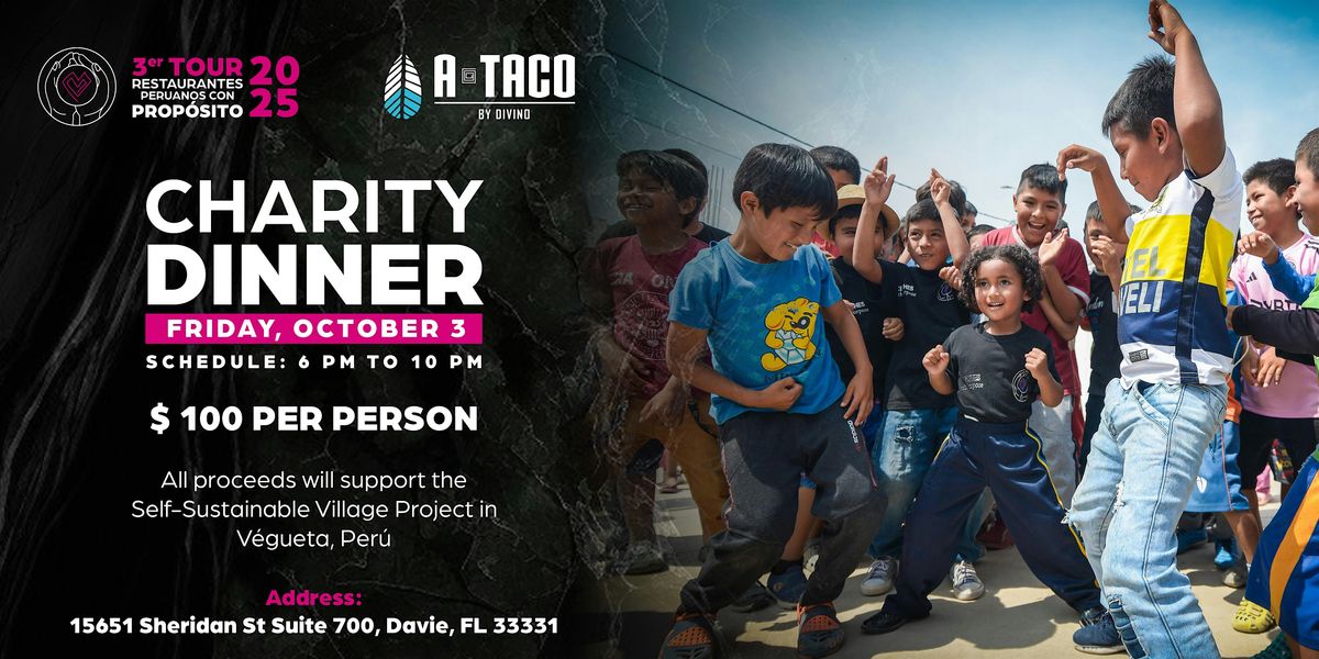 Charity Dinner - A Taco by Divino Davie