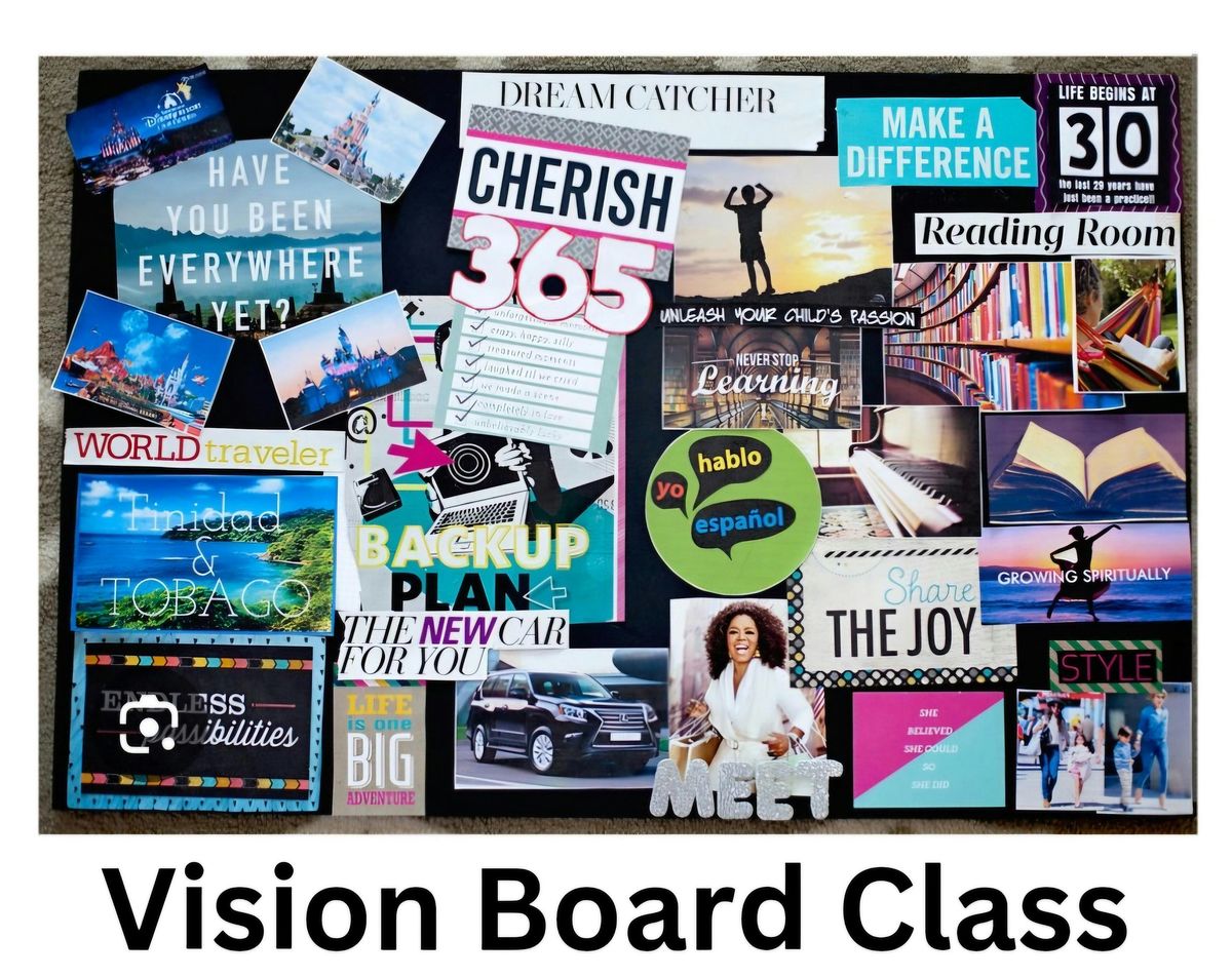 Love Yourself Vision Board workshop for women