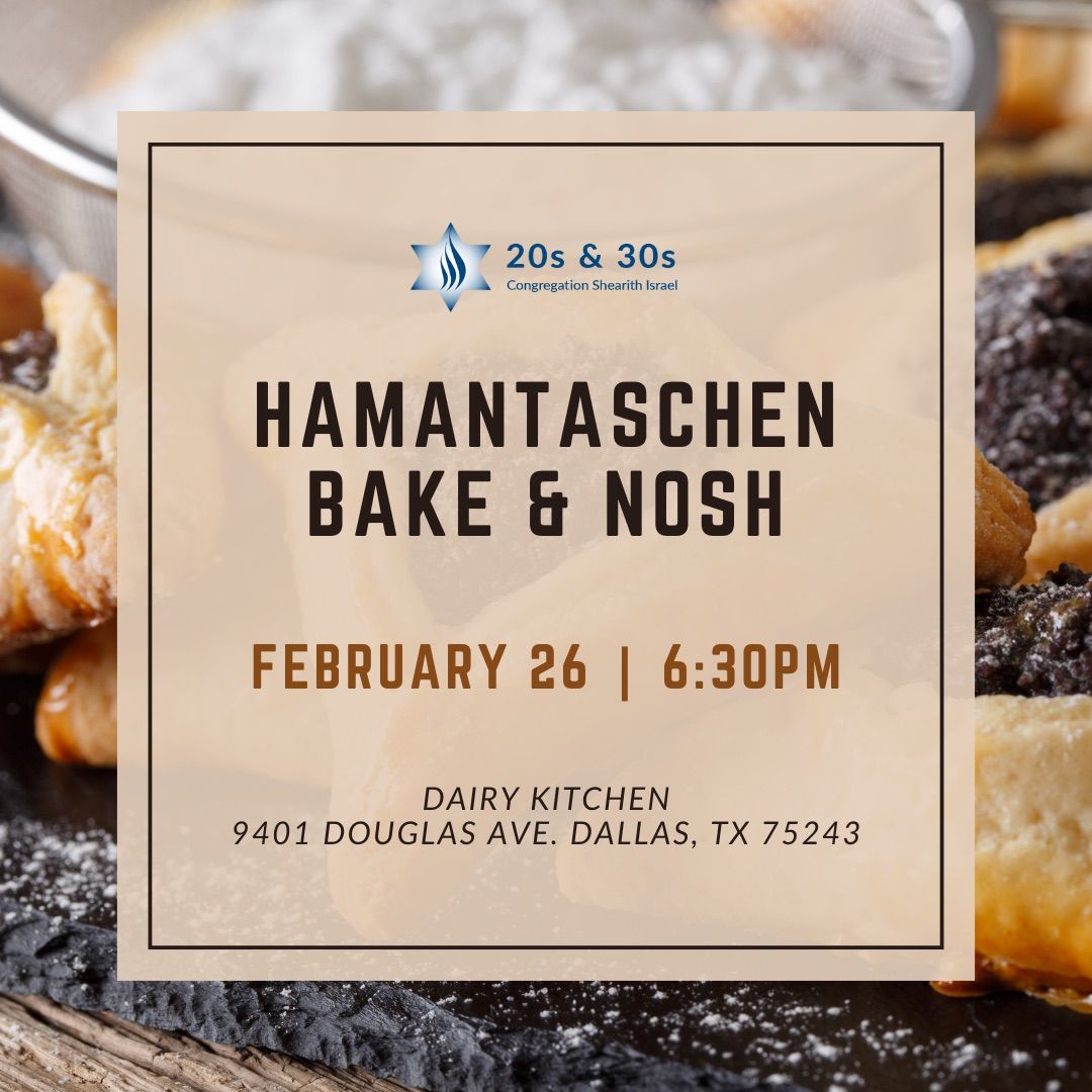 Shearith 20s & 30s Hamantaschen Bake & Nosh