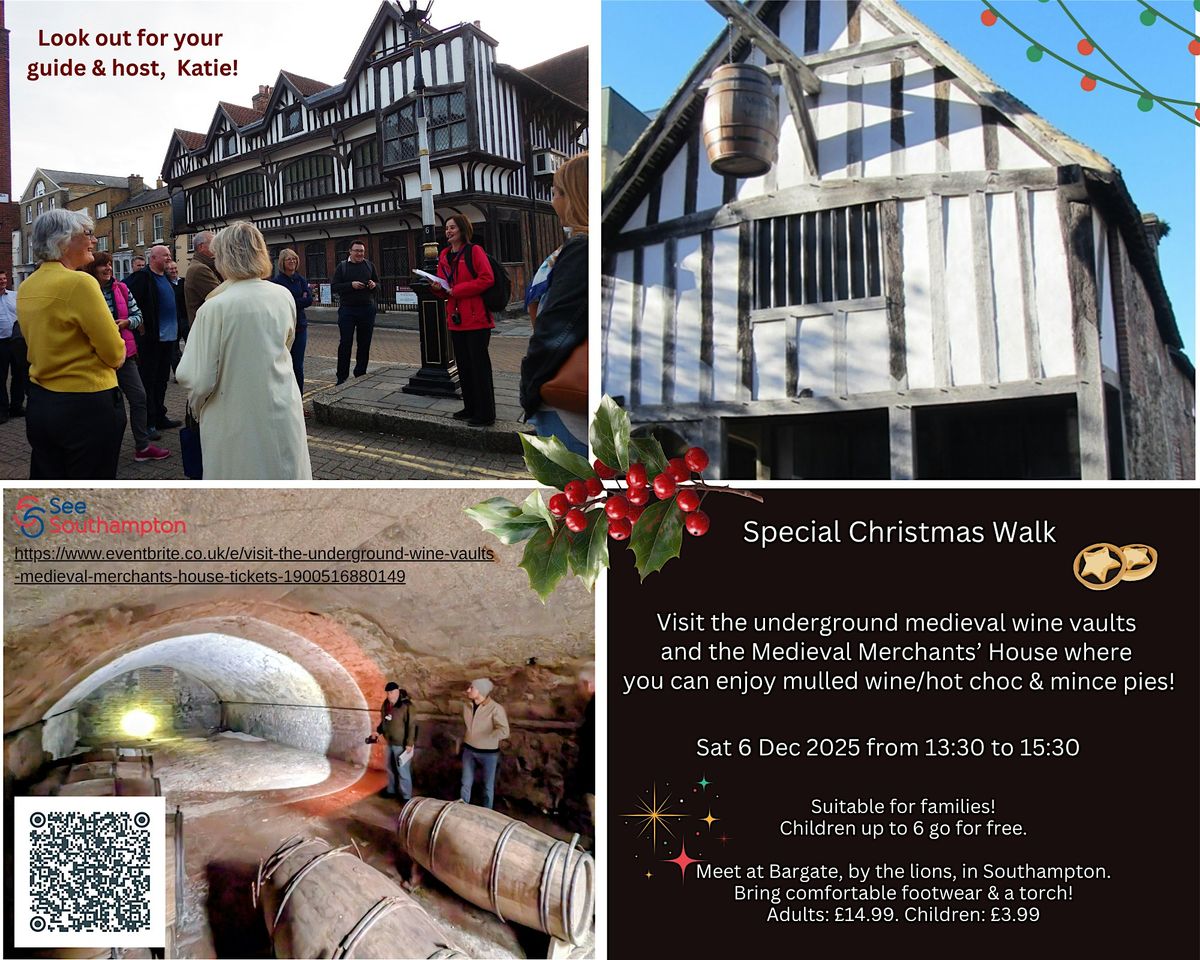 Visit the underground wine vaults & Medieval Merchant's House