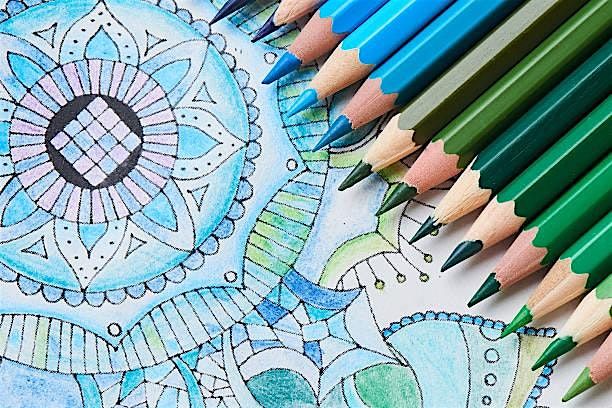 Mindful Coloring Holiday Card Craft