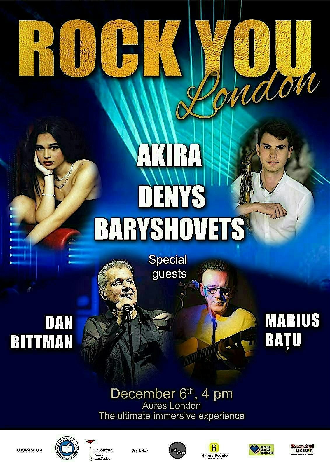 "Rock You, London!" Special Guests Dan Bittman And Marius Batu