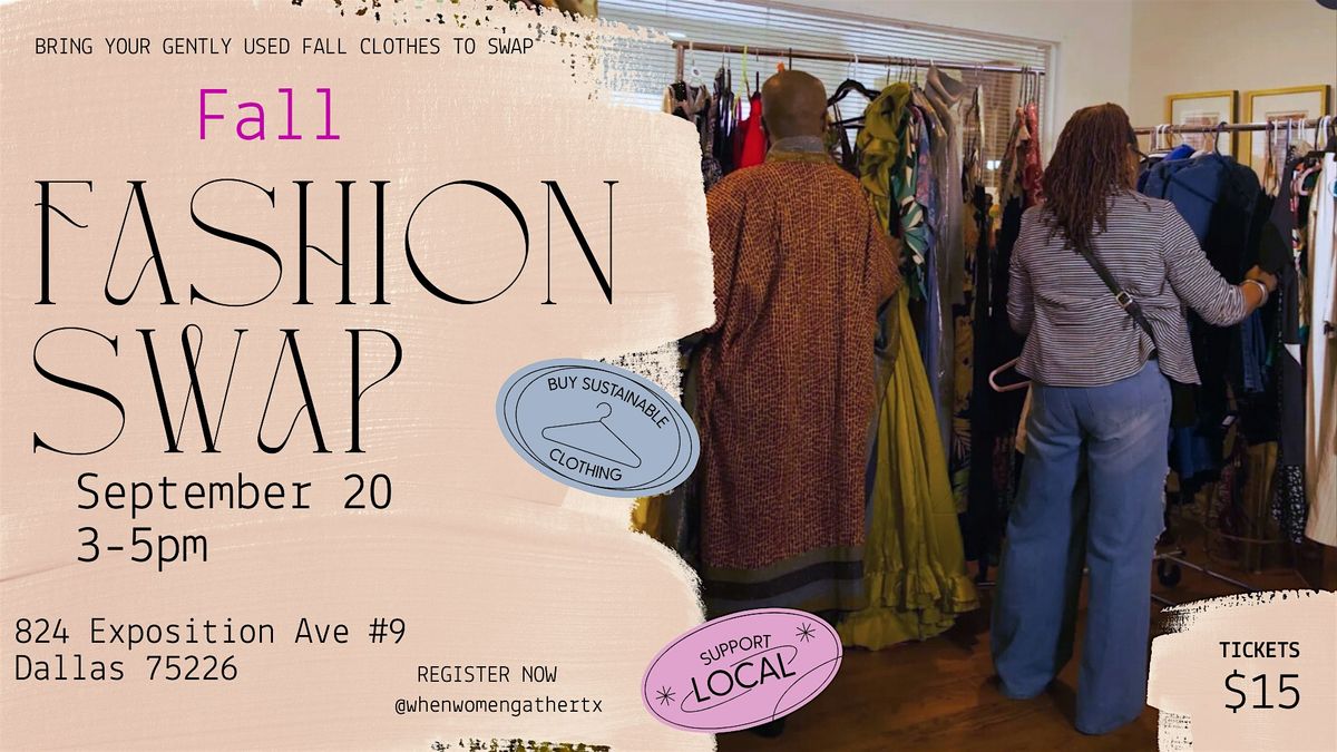 Fall Fashion Clothes Swap