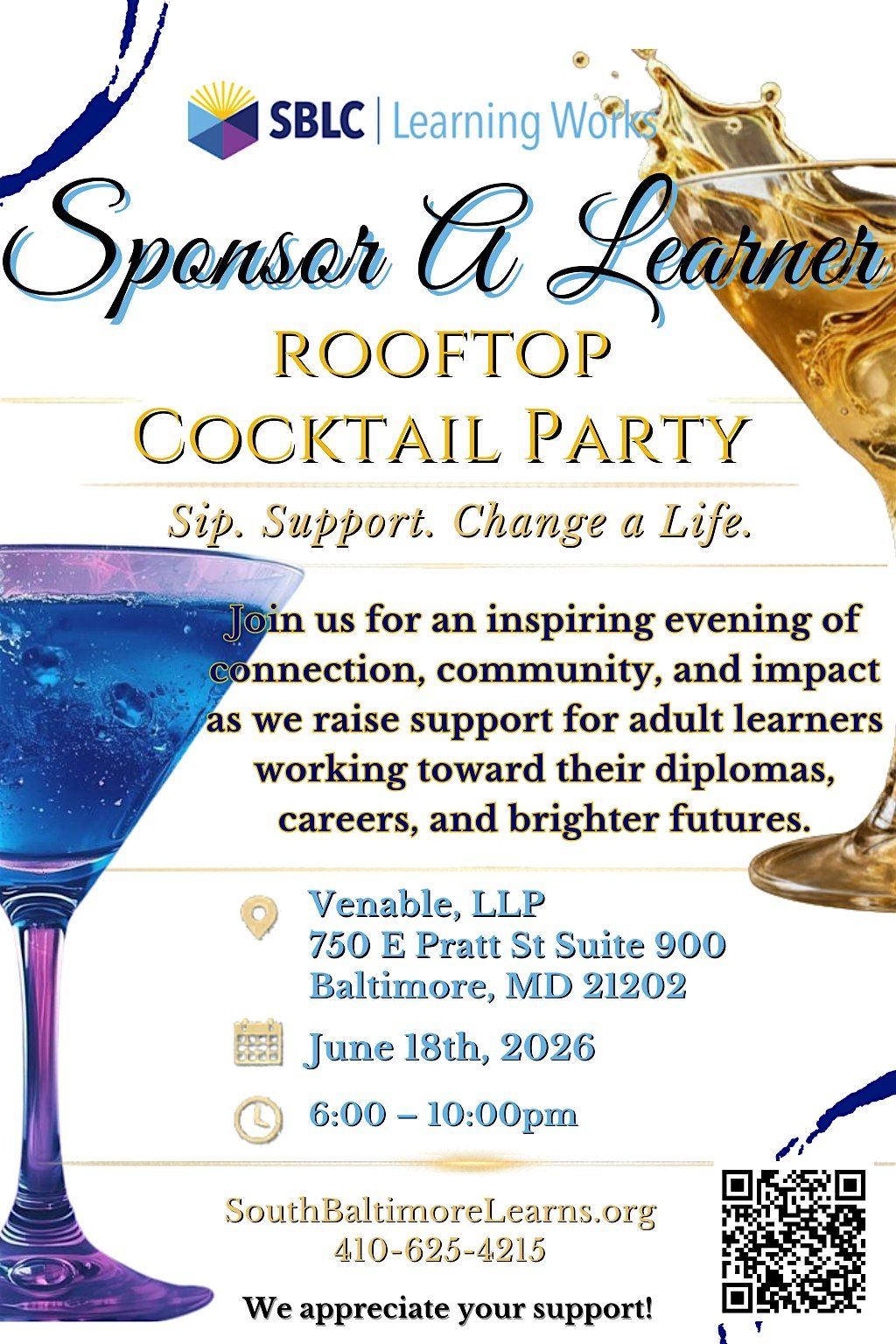 SBLC's Rooftop Cocktail Party