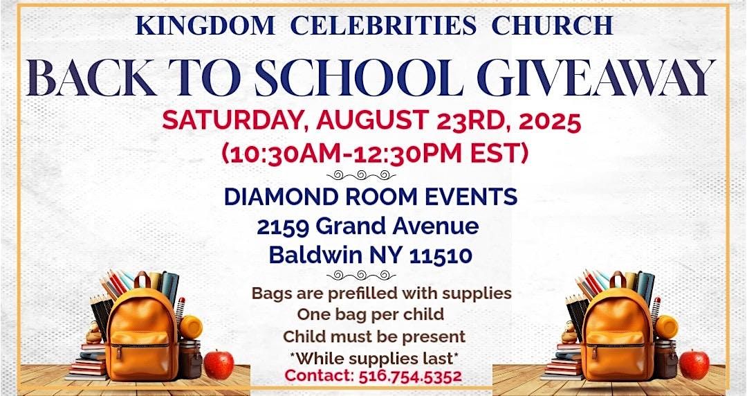 BACK TO SCHOOL GIVEAWAY