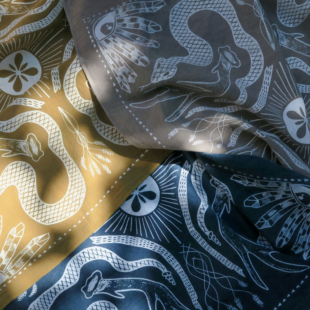 Ink & Indigo : Block printing on plant dyed fabric with Celine Gordon