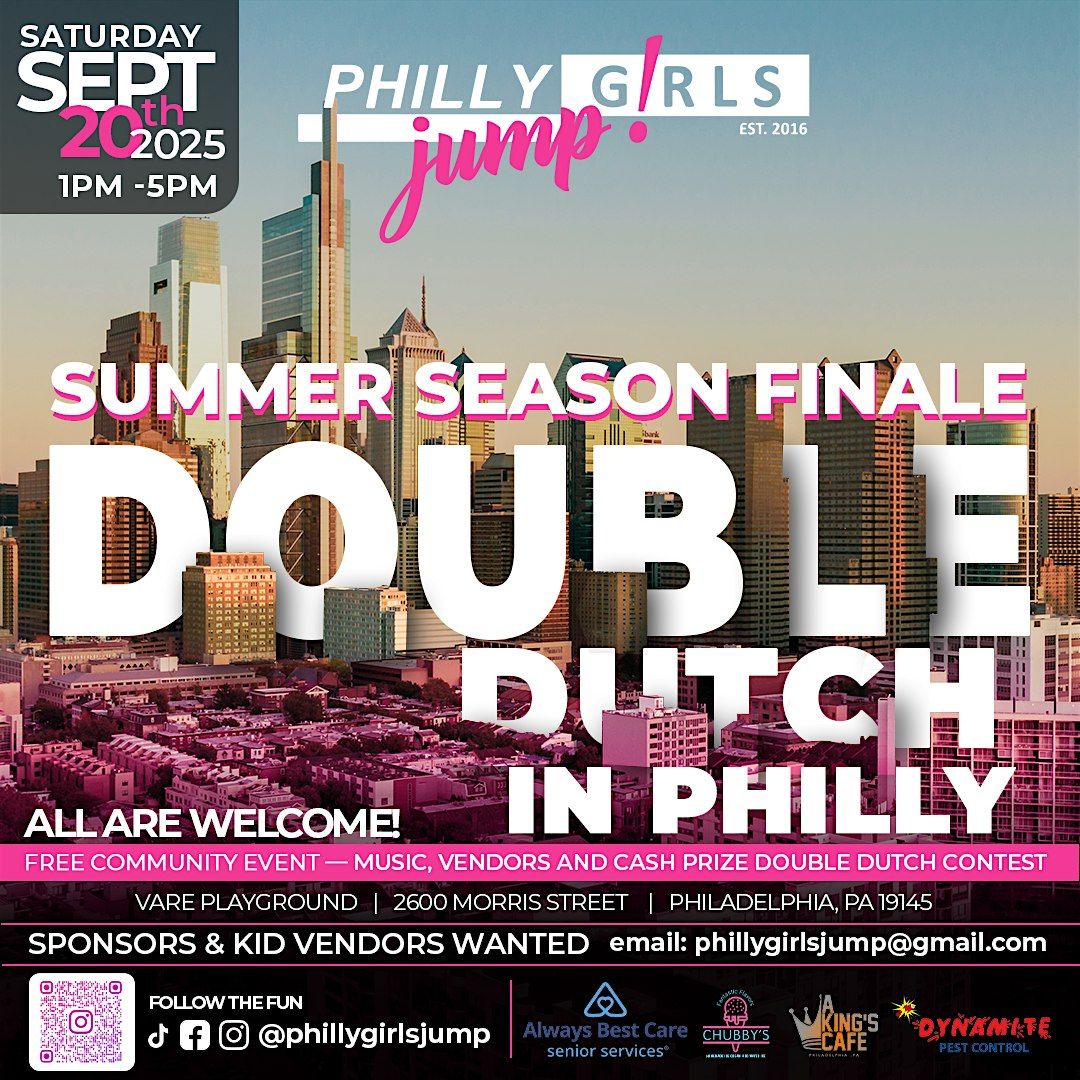 Double Dutch Day - Summer Season Finale
