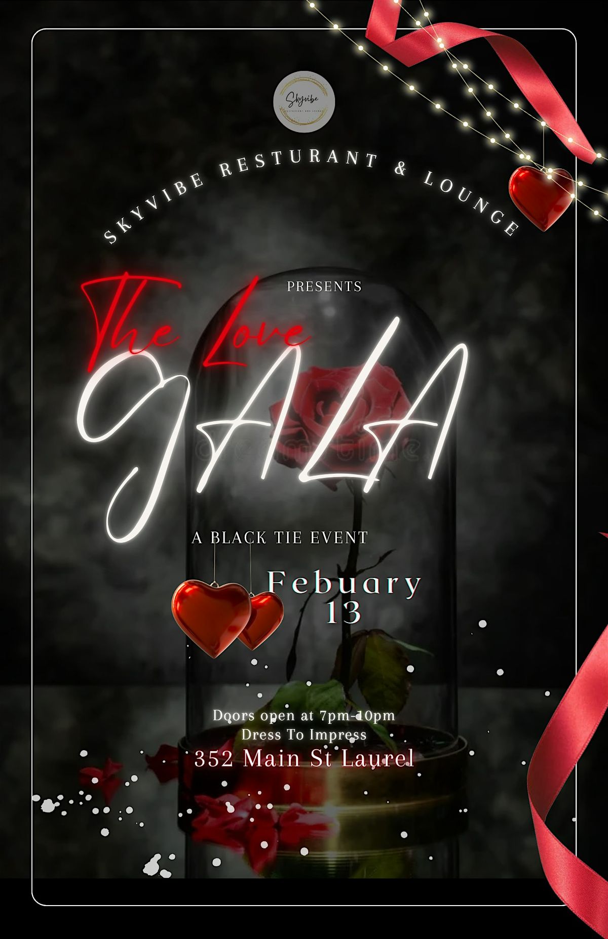 For Love Valentines Gala  (Black Tie ) Free with RSVP