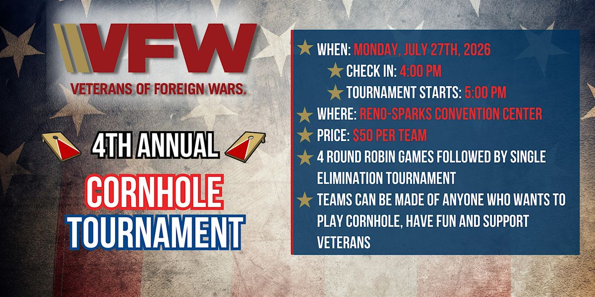 4th Annual VFW National Convention Cornhole Tournament