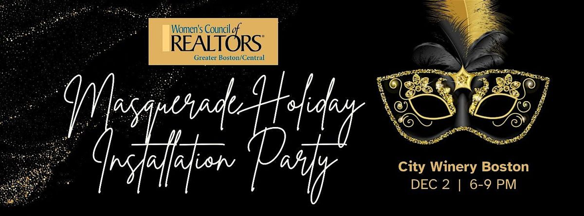 WCR 2025 Masquerade Holiday Installation Party at City Winery Boston