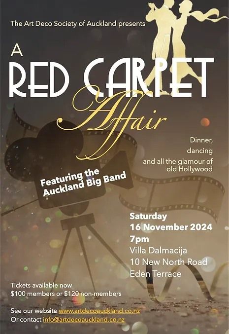 A Red Carpet Affair - Art Deco Society Auckland Annual Ball 