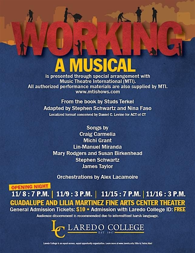 WORKING, a Musical
