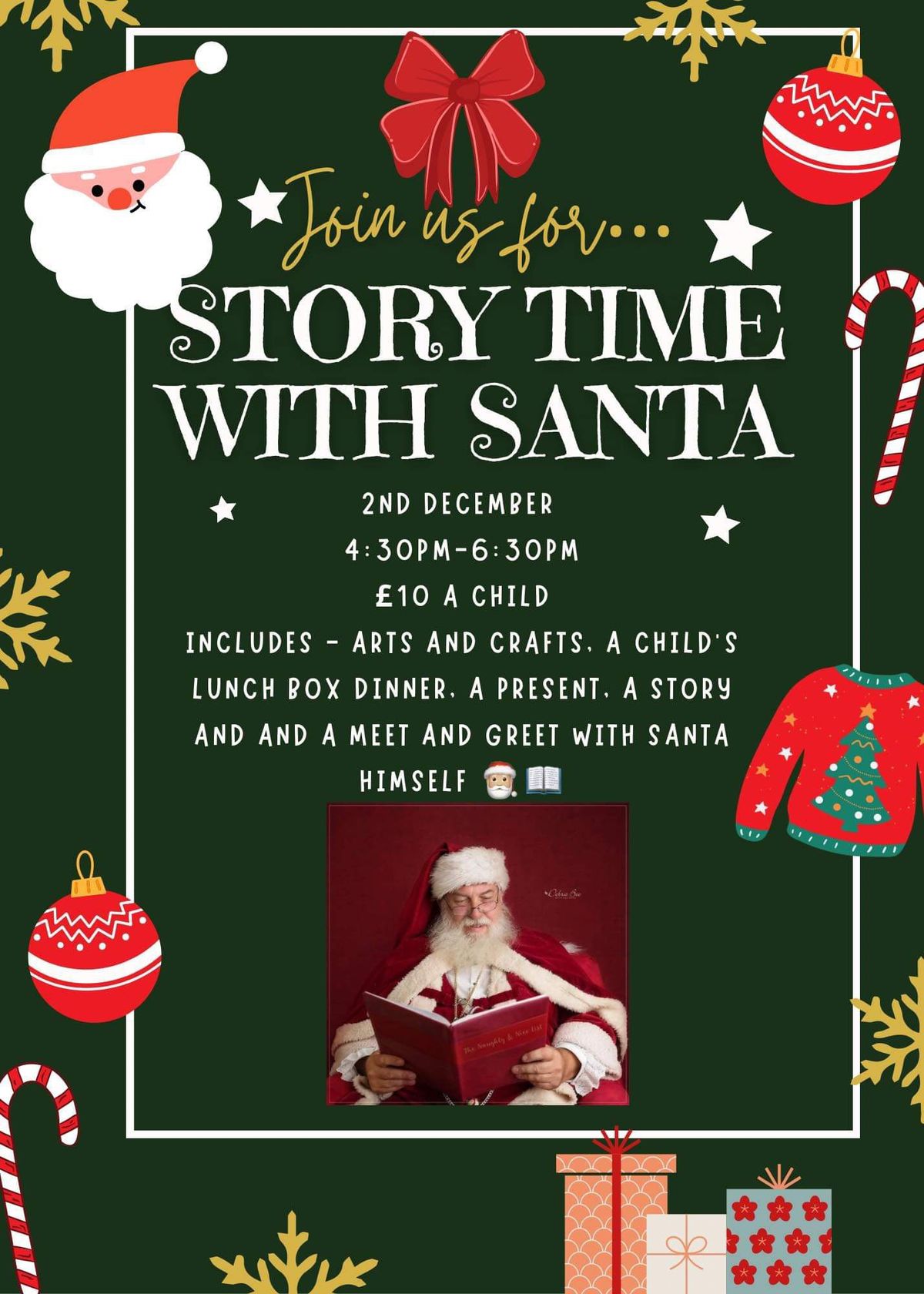 Story time with Santa \ud83c\udf85\ud83c\udffc