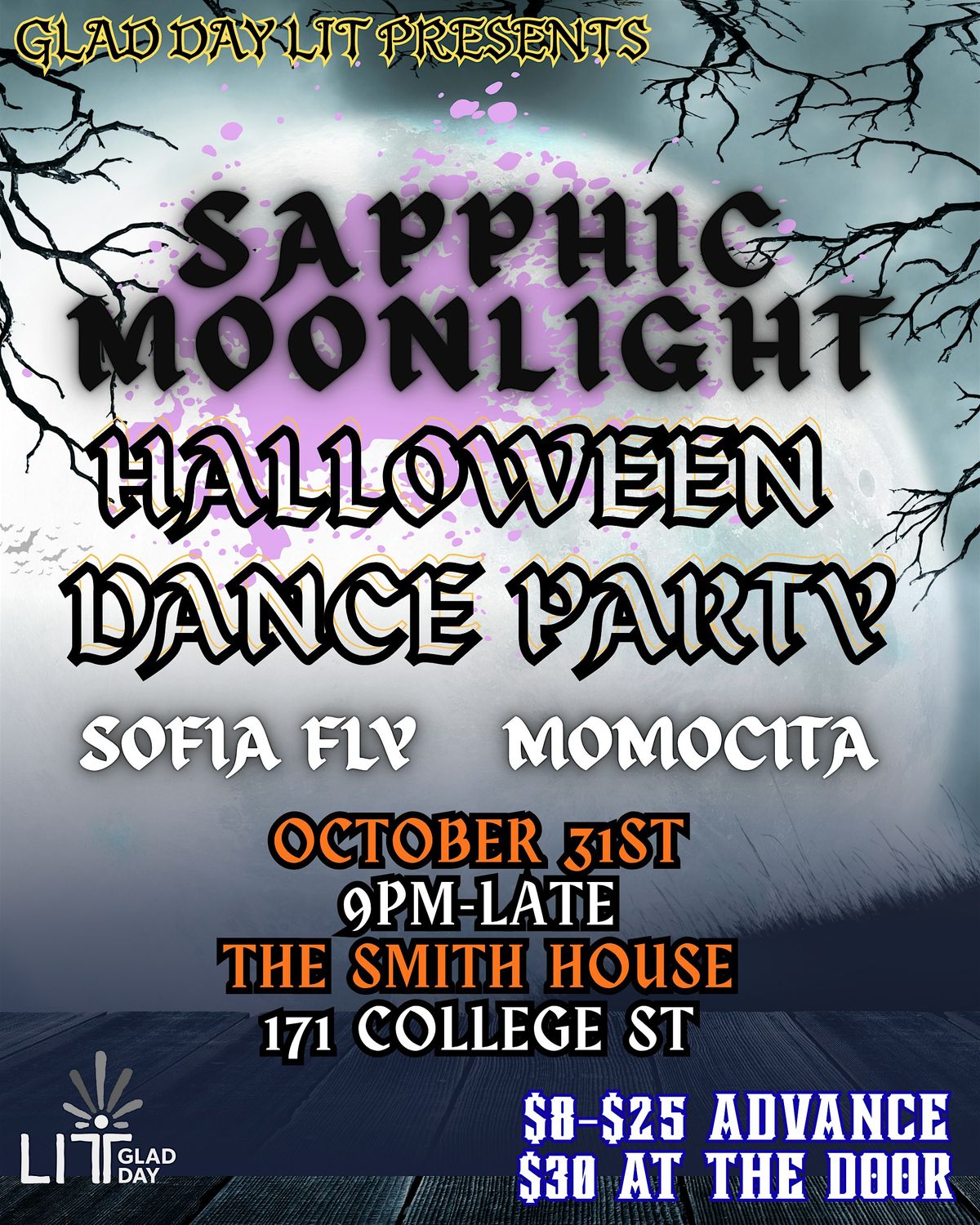 Sapphic Moonlight Halloween Dance Party at Smith House