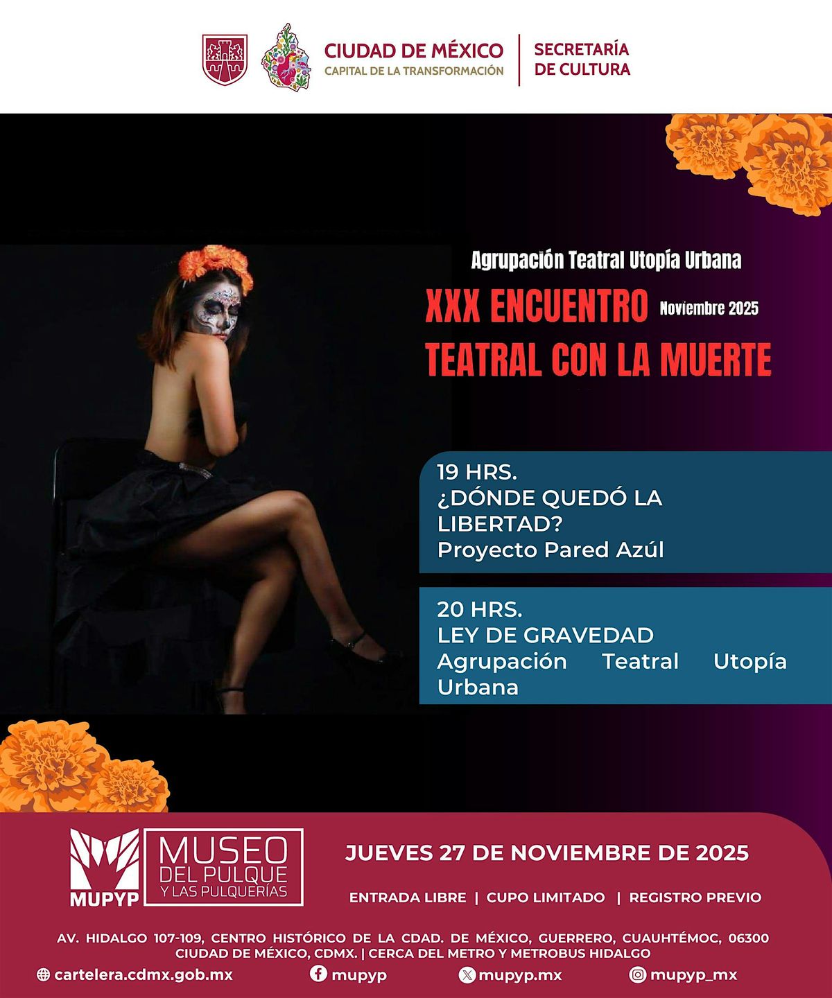 XXX ENCUENTRO TEATRAL CON LA MUERTE JORNADA IV