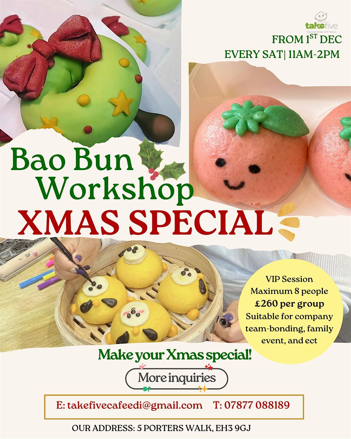 Xmas special Bao Bun workshop- VIP for Group
