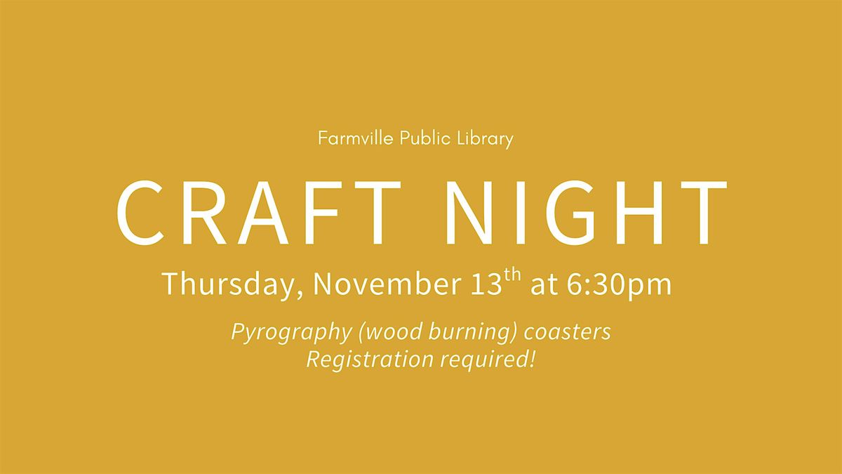 November Craft Night