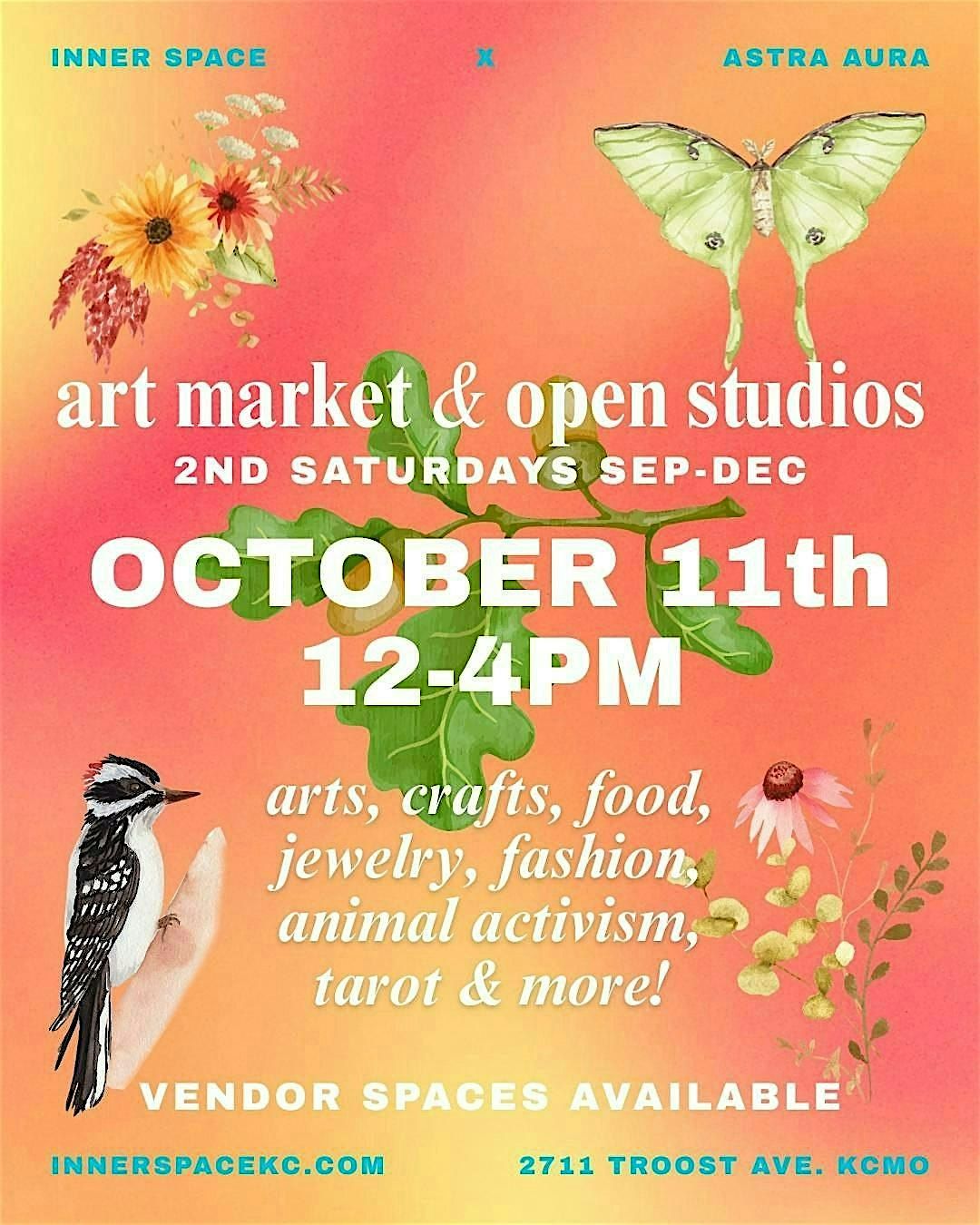 Inner Space Art Market - October 11th, 12p-4p