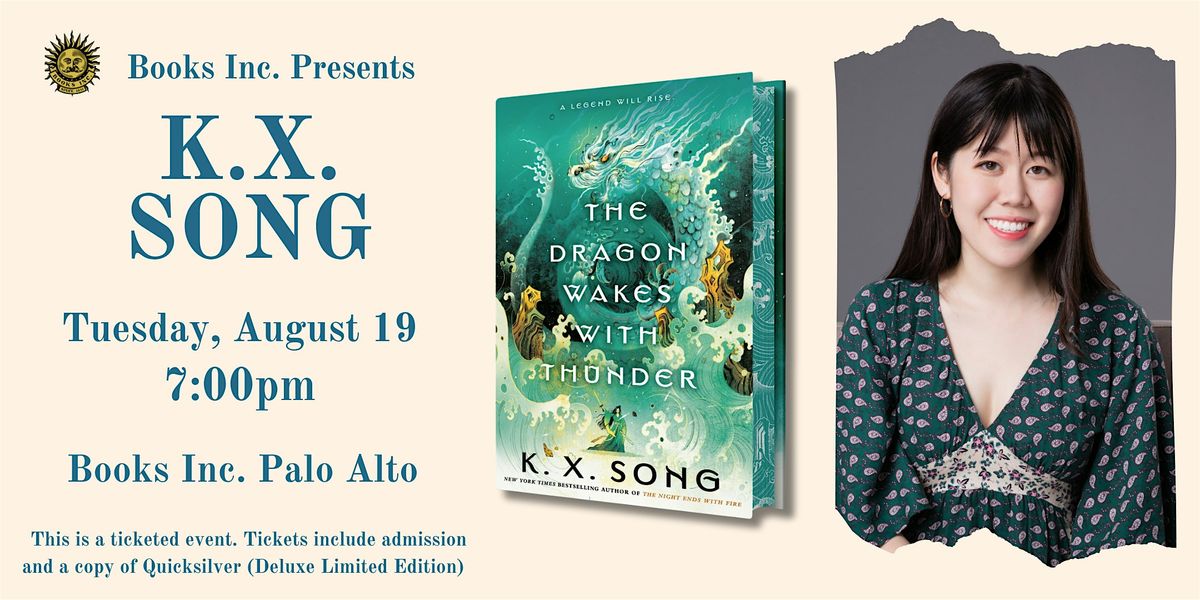 K.X. SONG at Books Inc. Palo Alto