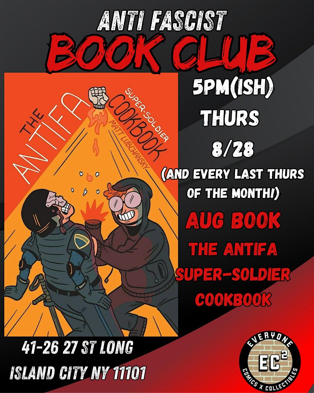 Anti-Fascist Book Club featuring The Antifa Super Soldier Cookbook