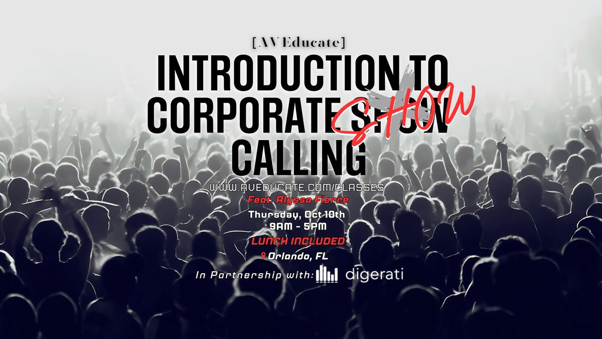 Introduction to Corporate Show Calling