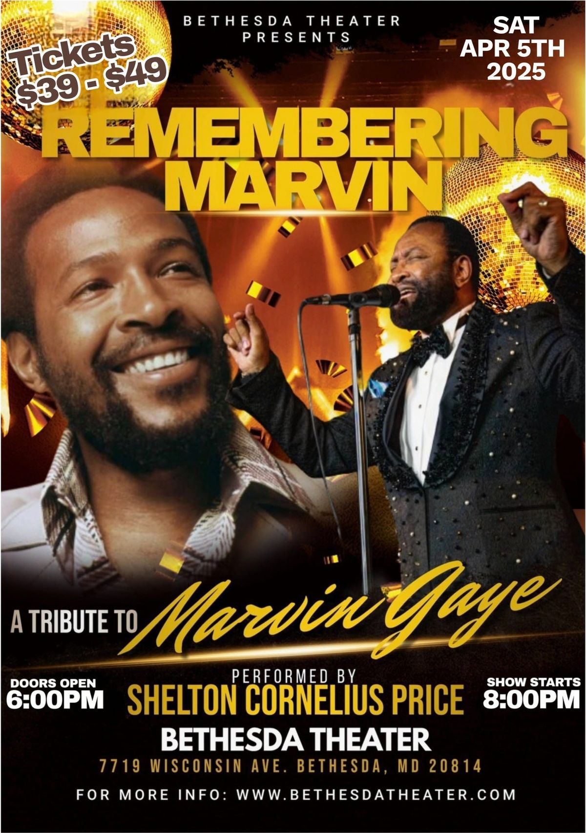 Remembering Marvin featuring Shelton Cornelius Price