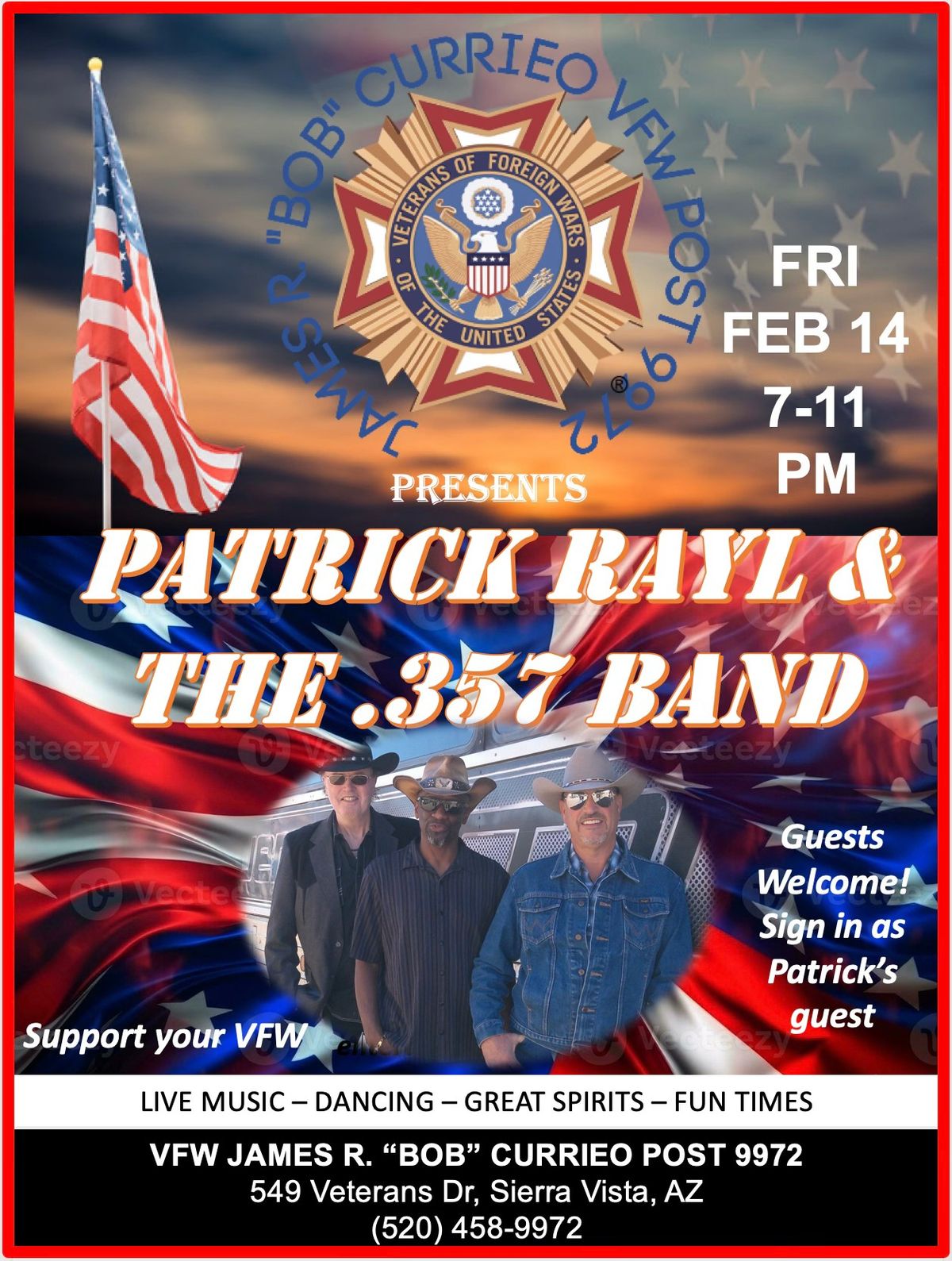 PATRICK RAYL & THE .357 BAND 