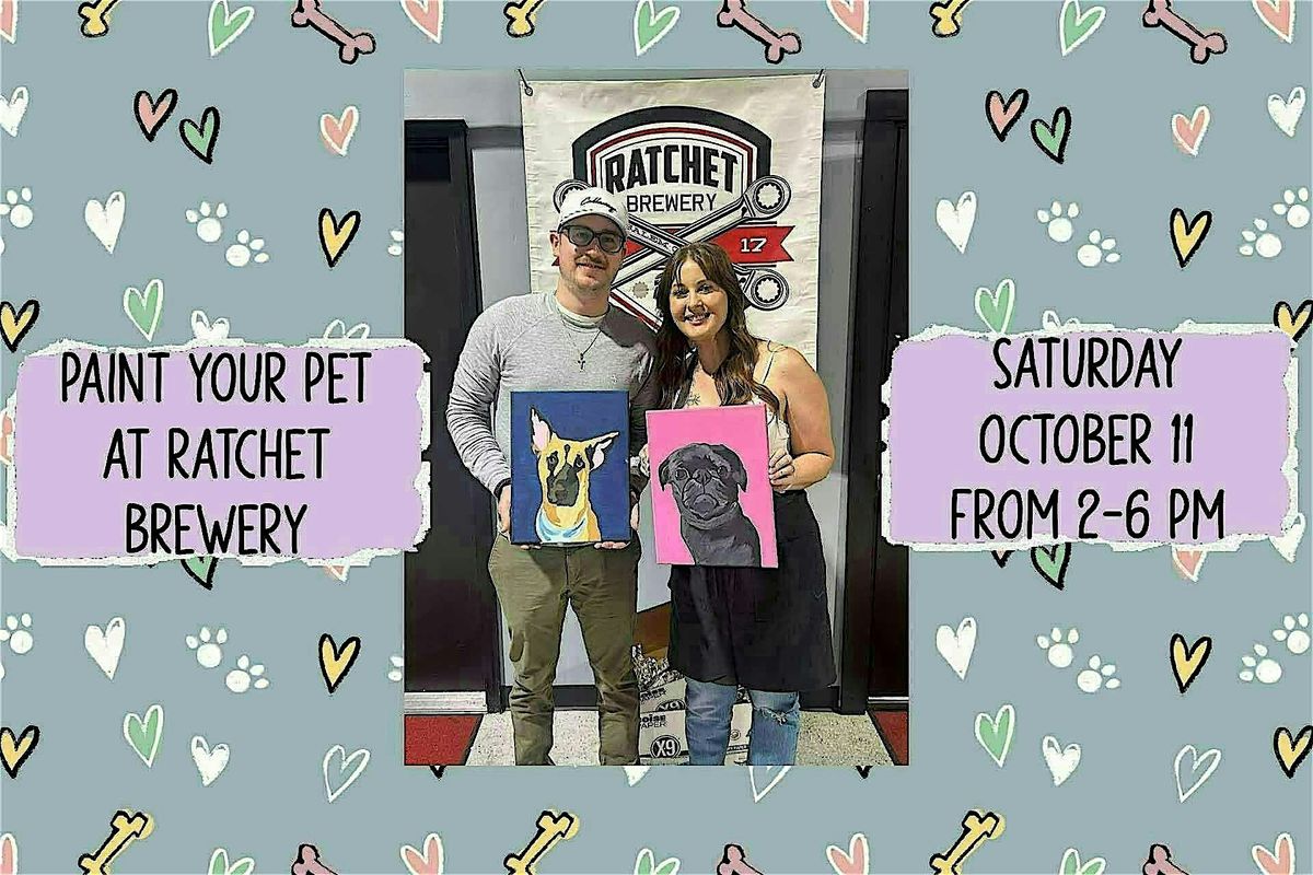 Paint Your Pet at Ratchet Brewing in Salem