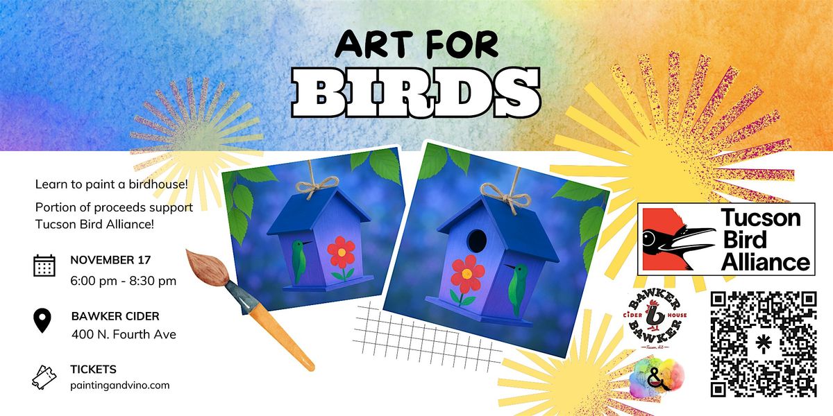 Art for Birds: Fundraiser for Tucson Bird Alliance