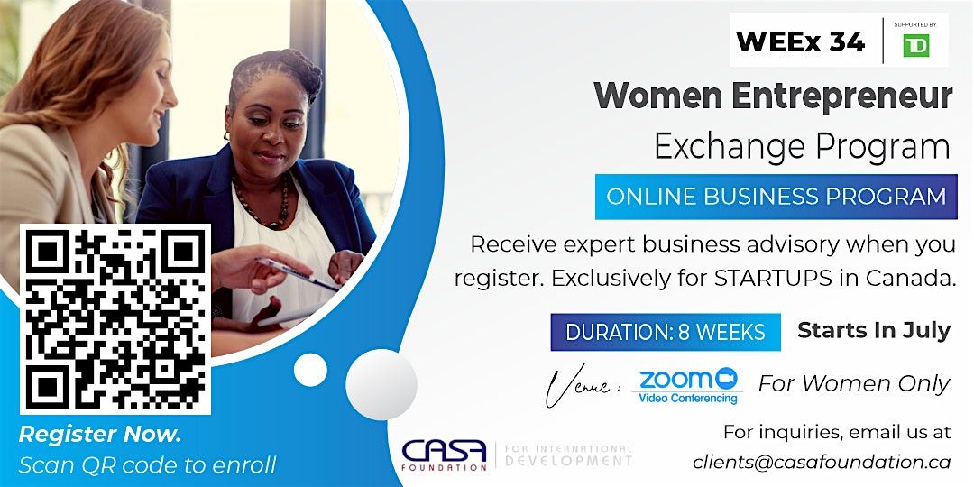 Women Entrepreneurs Exchange (WEEx- 35) Sponsored by TD