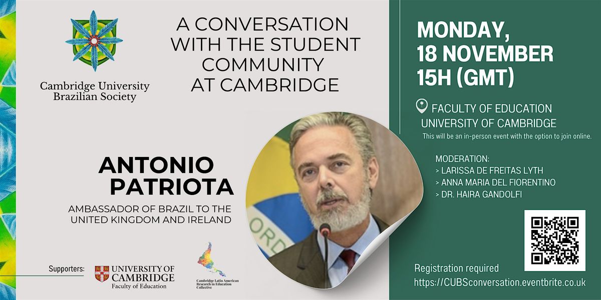 Conversation with Antonio Patriota, Brazilian Ambassador to the UK