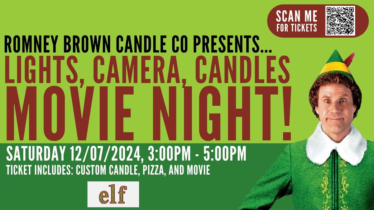 Lights, Camera, Candles- Candle-Making Movie Night!