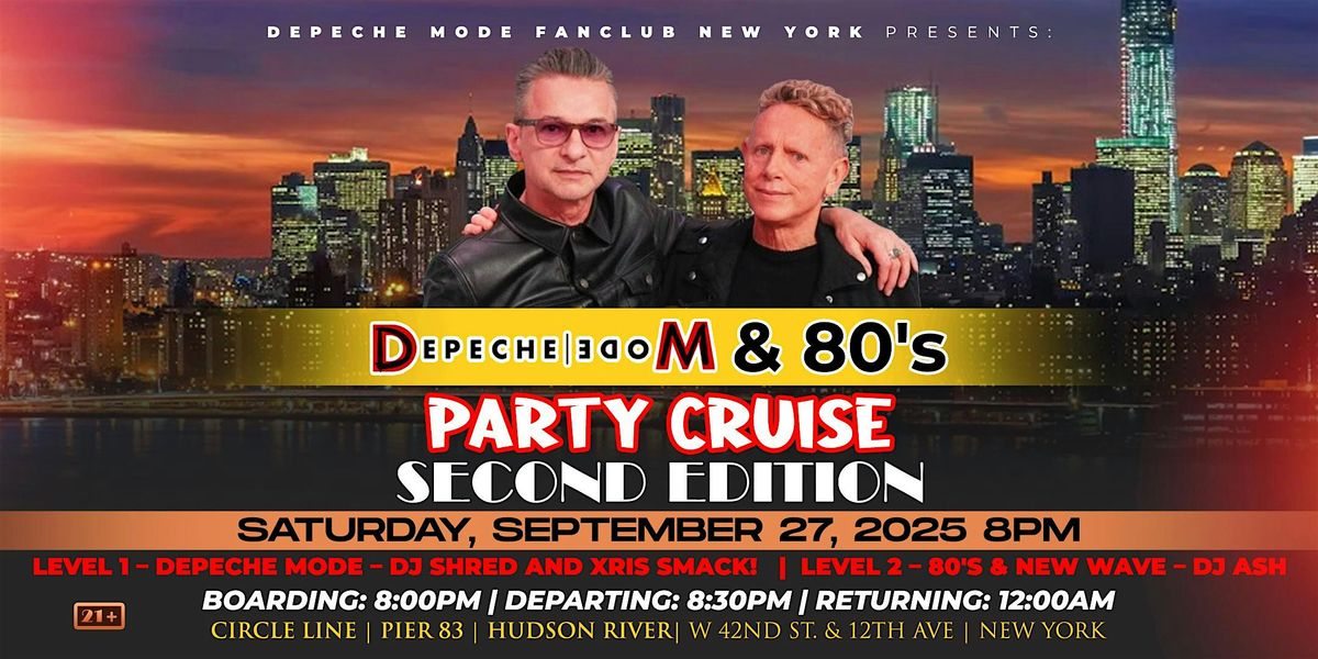 Depeche Mode & 80's Party Cruise - Second Edition