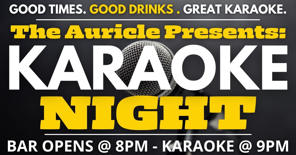 Karaoke Night @ The Auricle