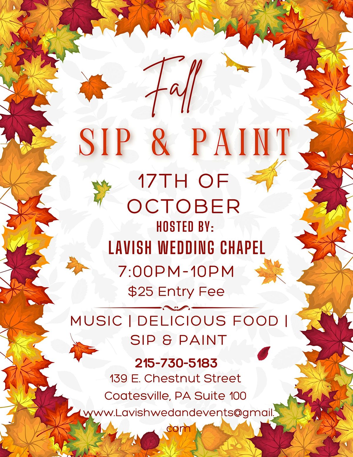 Ladies Fall Sip & Paint