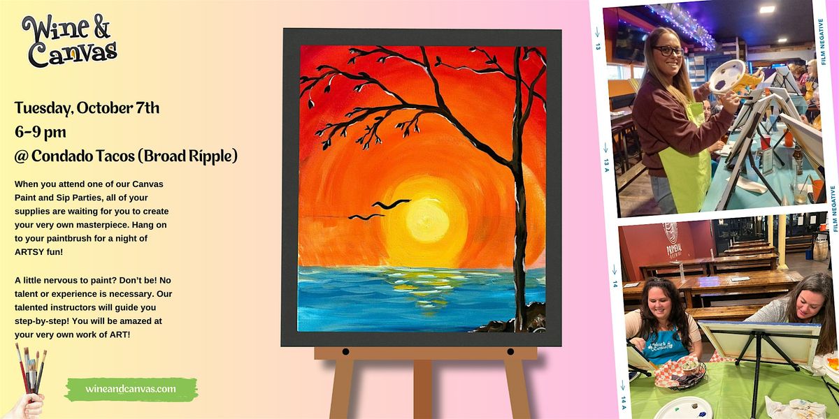 Broad Ripple Paint and Sip - Two Birds