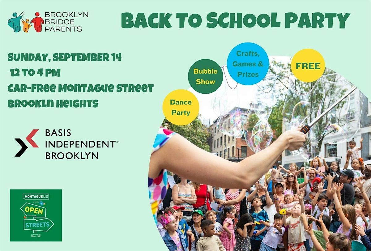 Back to School Party in Brooklyn Heights