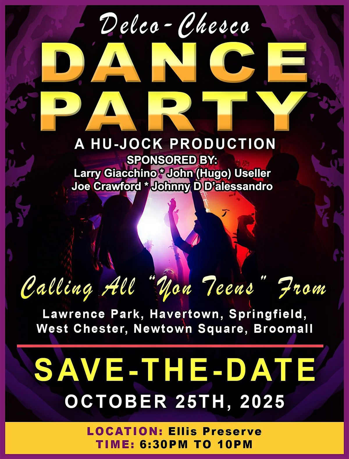 Delco-Chesco Dance Party: A Hu-Jock Production